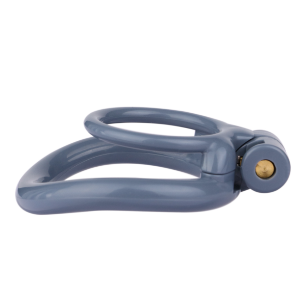 Lockable Resin Cock Ring Chastity Cage – Blue / Black / Pink / White — product image 14