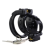 Dual-Lock 3D Printed Resin Chastity Cage with Removable Cap — product image 12