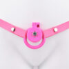 NEW Resin Flat Chastity Cage Set – Pink — product image 17