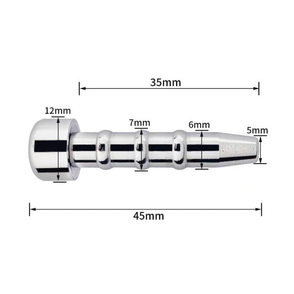 Hemisphere Tiny Chastity Cage with Detachable Metal Catheter — image 4 Hemisphere Tiny Chastity Cage with Detachable Metal Catheter — product image 4