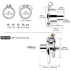 Inverted Chastity Cage with Dildo and Silicone Urethral Tube — product image 18