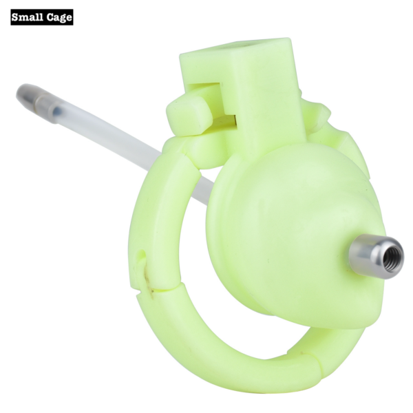 Versatile Resin Chastity Cage with Built-in Adjustable Ring and Detachable Butt Plug — product image 19