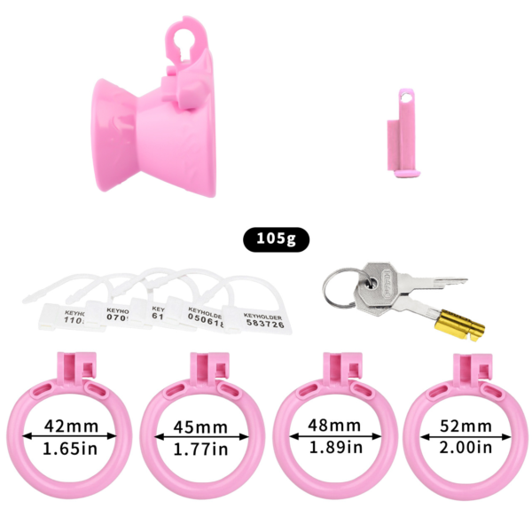 Resin Inverted Chastity Cage – Easy-Flow Pee Hole — image 5 Resin Inverted Chastity Cage – Easy-Flow Pee Hole — product image 5