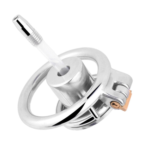 Inverted Chastity Cage with Dildo and Silicone Urethral Tube — product image 15