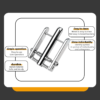 Double-Sided PA Lock Piercing Clamp – Painless Prince Albert Hole Puncher — product image 7