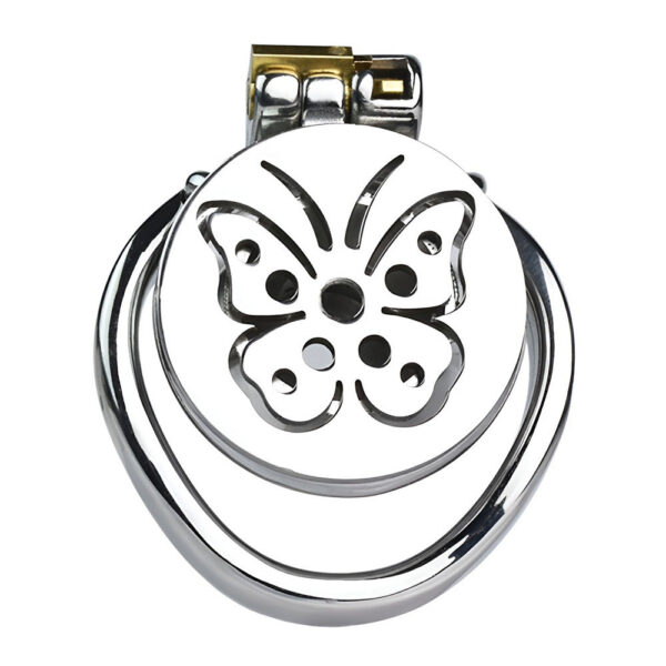 NEW Butterfly Inverted Chastity Cage with Removable Soft Catheter — product image 13