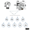 Men's Stainless Steel Glans Chastity Lock — product image 25