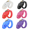 Soft Silicone Chastity Cage with Strap – Large / Small Size – Multicolor — product image 3