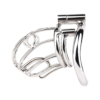Stainless Steel PA Chastity Cage with Adjustable Strap — product image 4
