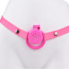 NEW Resin Flat Chastity Cage Set – Pink — product image 14