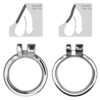 Hemisphere Tiny Chastity Cage with Detachable Metal Catheter — image 7 Hemisphere Tiny Chastity Cage with Detachable Metal Catheter — product image 7