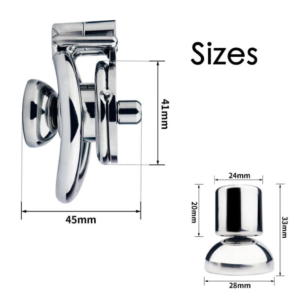 Inverted Chastity Cage With Removable Dildo — product image 9