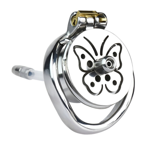 NEW Butterfly Inverted Chastity Cage with Removable Soft Catheter — product image 23