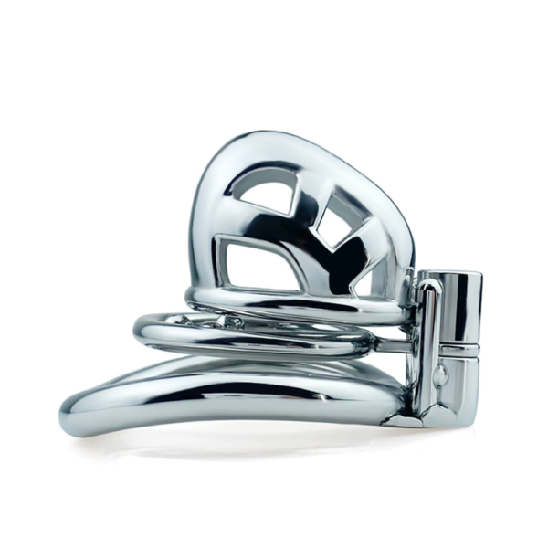 Metal Chastity Cage with Strap – Small / Micro — product image 8