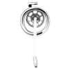 Versatile Flat Chastity Cage with Removable Spikes and Silicone / Metal Catheter — product image 14