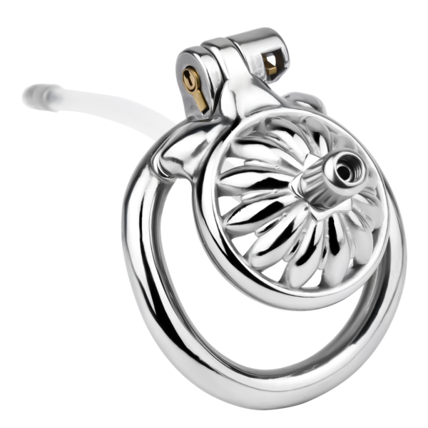 Tiny Metal Sunflower Chastity Cage — image 24 Tiny Metal Sunflower Chastity Cage — product image 24