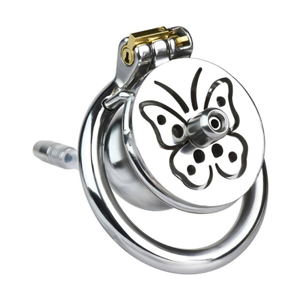 NEW Butterfly Inverted Chastity Cage with Removable Soft Catheter — product image 19