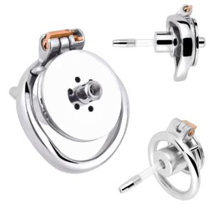 Inverted Chastity Cage with Silicone Urethral Tube — image 1 Inverted Chastity Cage with Silicone Urethral Tube — product image 1