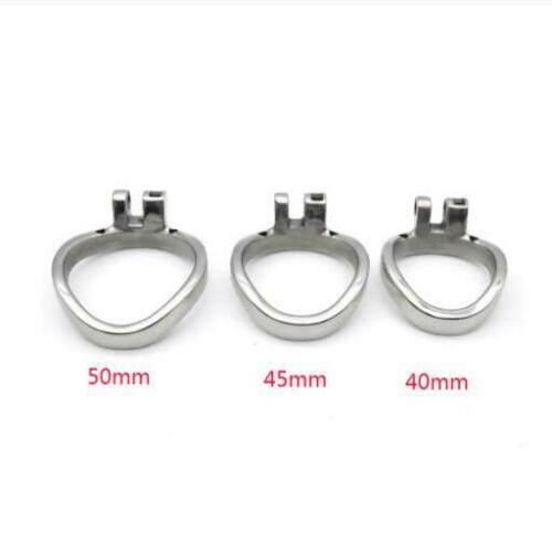 Stainless Steel Spiked Cock Cage with Anti-drop Loop Penis Ring — product image 5