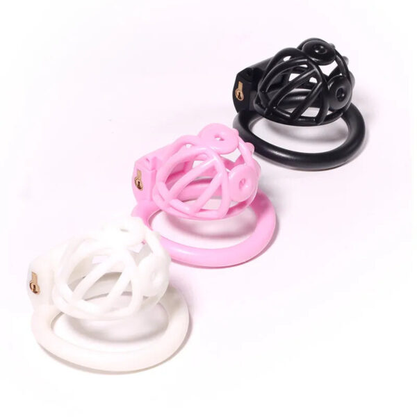 PA Prince Albert Chastity Cage with 4 Rings — image 2 PA Prince Albert Chastity Cage with 4 Rings — product image 2