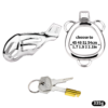 Breathable Metal Chastity Cage with Strap and Anal Plug — image 7 Breathable Metal Chastity Cage with Strap and Anal Plug — product image 7