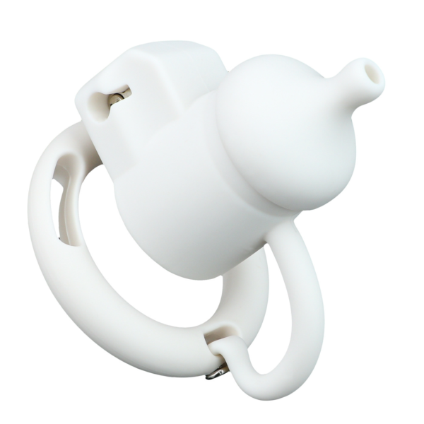 Silicone Baby Bottle Chastity Cage with 4 Locking Rings — product image 33