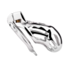 Breathable Metal Chastity Cage with Strap and Anal Plug — image 16 Breathable Metal Chastity Cage with Strap and Anal Plug — product image 16
