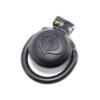 Black Mamba Chastity Cage with Urethral Hole and 4 Penis Rings — product image 2