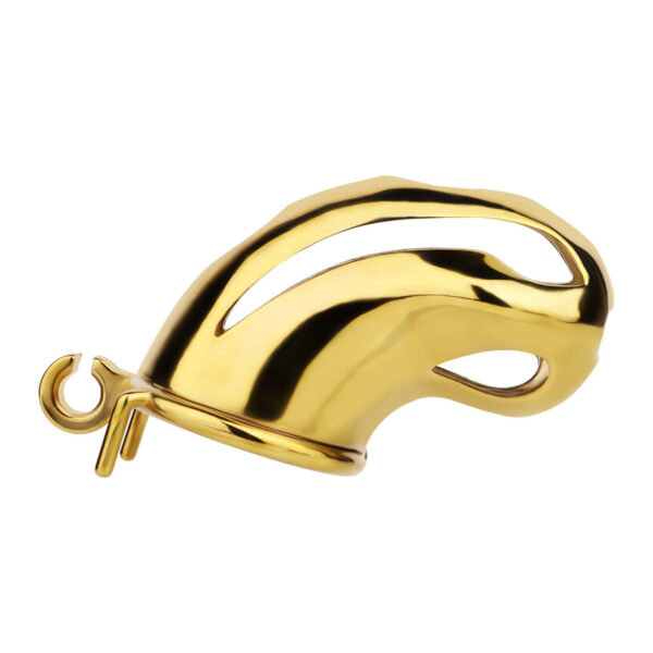 Gold Metal Classic Chastity Cage – S / M / L — product image 19