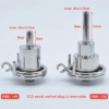 Flat Inverted Chastity Cage with Removable Stainless Steel Urethral Catheter — product image 6