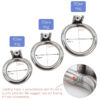 Metal Small Penis Chastity Cage with PU Strap — product image 6