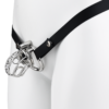 Stainless Steel PA Chastity Cage with Adjustable Strap — product image 18