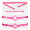 Lightweight Hard Resin Chastity Cage – Black & Pink — product image 6