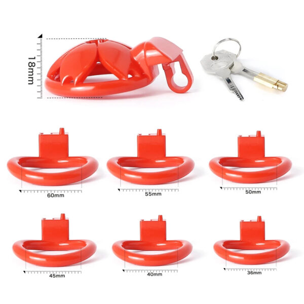 Small 3D Printed Sakura Chastity Cage — product image 35