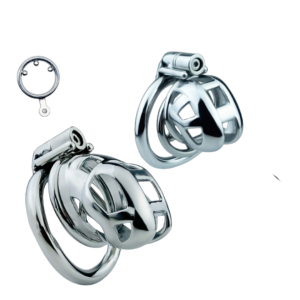 Metal Chastity Cage with Strap – Small / Micro — image 1 Metal Chastity Cage with Strap – Small / Micro — product image 1