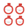 Micro / Small Plastic Chastity Cage with 4 Penis Rings — product image 7