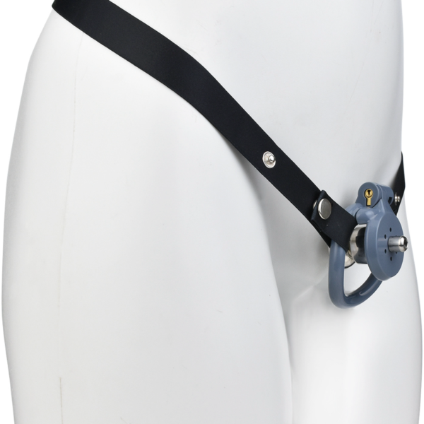 Detachable Flat Inverted Chastity Cage with Strap — product image 35