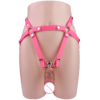 Micro Inverted Chastity Cage Belt with Realistic Silicone Dildo — product image 2
