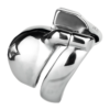 Small Metal Chastity Cage with Black or Pink Soft Pussy Catheter — product image 12