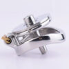 Detachable Small Pussy Flat Chastity Cage with Catheter — product image 15