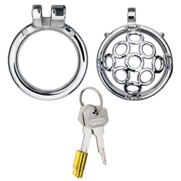 Small Compact Metal Chastity Cage — product image 14
