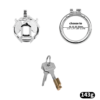 Stainless Steel Snake Guard Locking Chastity Cage (Short / Long) — product image 11