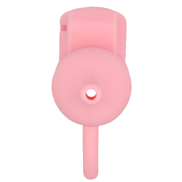 Silicone Baby Bottle Chastity Cage with 4 Locking Rings — product image 28