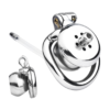 Sleek Micro Inverted Chastity Cage with Urethral Catheter — product image 1