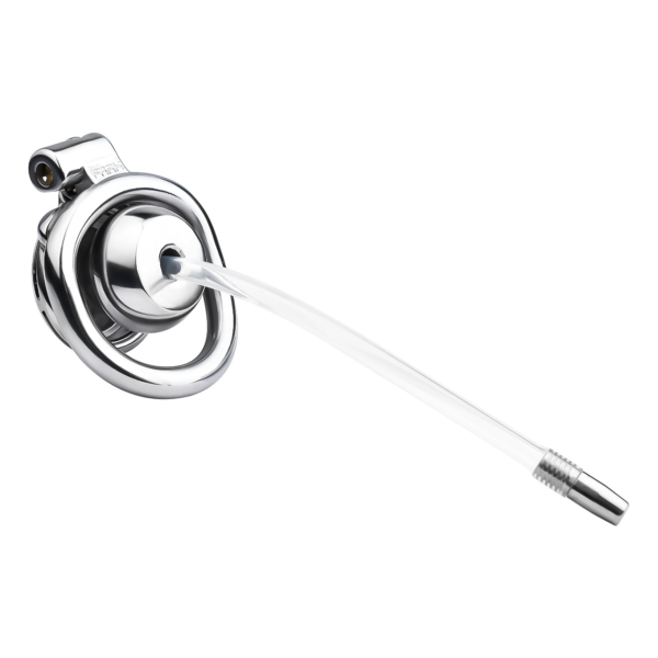 Sleek Micro Inverted Chastity Cage with Urethral Catheter — product image 11