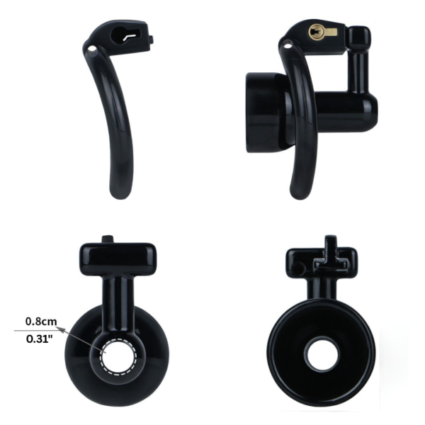 Ultra-Light Hard Resin Inverted Chastity Cage — product image 4