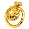 Gold Sunflower Tiny Chastity Cage — product image 5