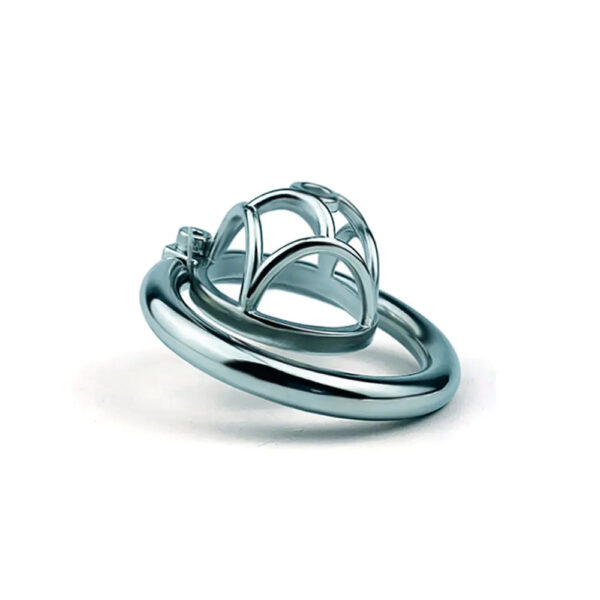 Stainless Steel Urethral Chastity Cage with Removable Metal Tube — product image 8
