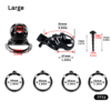 Resin & Aluminum Alloy Ventilated Chastity Cage — product image 4