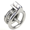Flat Penis Cage Chastity Device with Silicone Urethral Catheter — product image 2